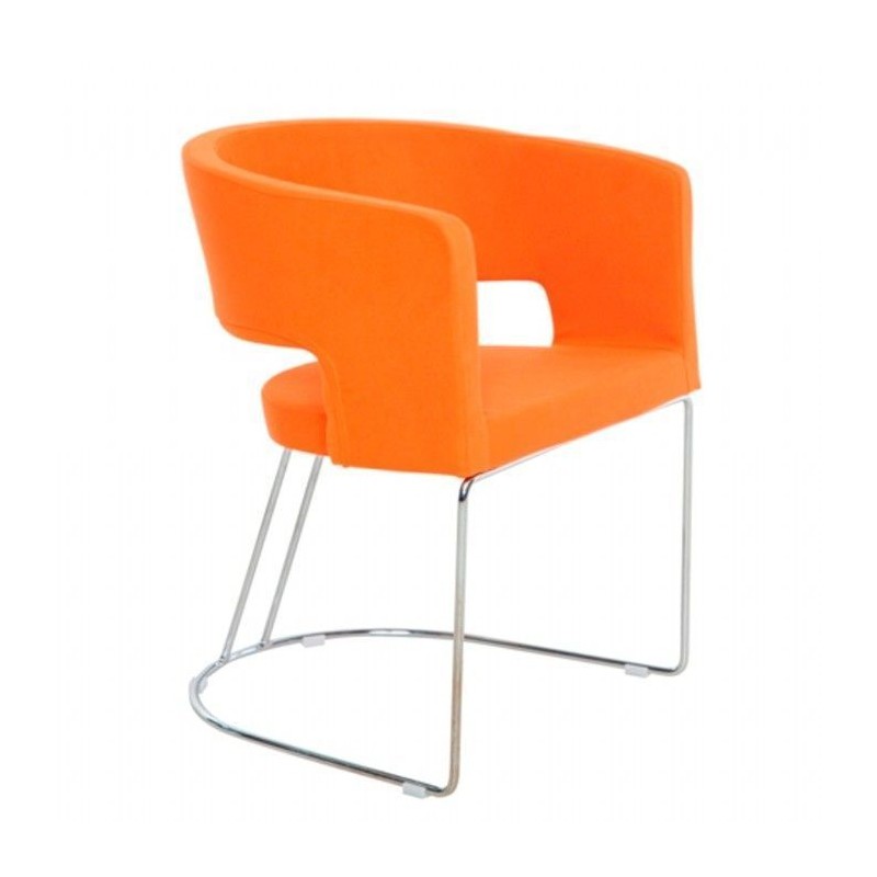 TEKLİ BEKLEME KOLTUKLARIFoma Tekli Sandalye Kromlu Metal
