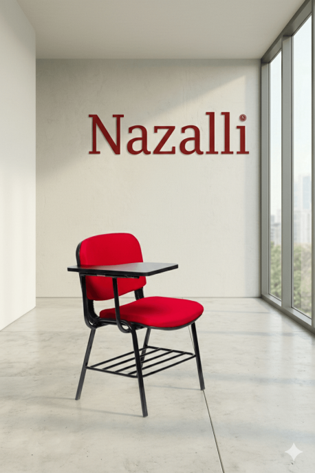 Form Hareketli Ahşap Yazı Tablalı Konferans Sandalyesi | Nazalli (Üniversite ve okullar için ideal, dayanıklı eğitim koltuğu.)