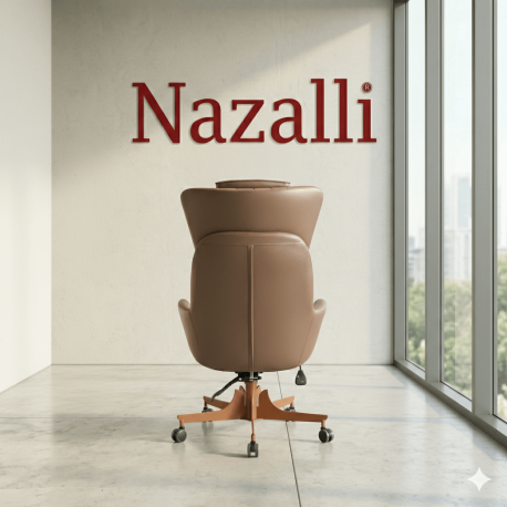Gold Premium Deri Yönetici Koltuğu | Ergonomik Makam Koltukları - Nazalli
