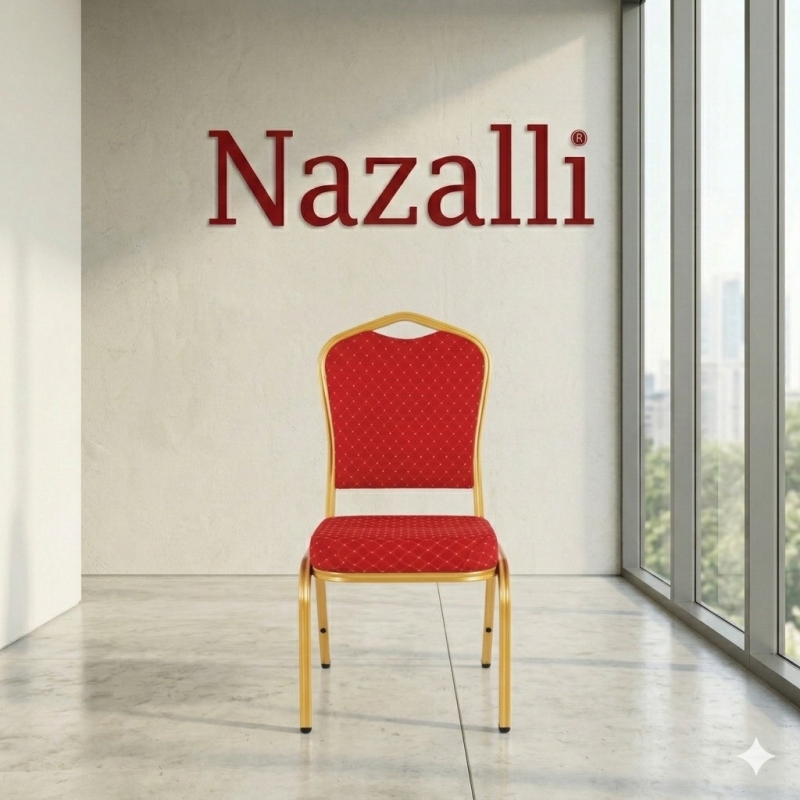 Hilton Alüminyum Otel ve Konferans Sandalyesi - Çok Renkli Seçenekler