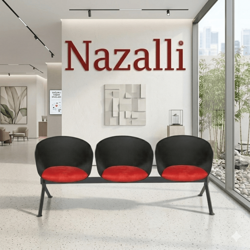 Modern Hastane Klinik Bekleme Koltuğu