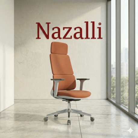 Boss Ergonomik Turuncu Yönetici Koltuğu | Modern Ofis Koltukları - Nazalli